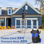 Pressure Washer -4800PSI Power Washer with Foam Cannon, High Pressure Cleaning Machine with 4 Connect Nozzles for Cars/Patio/Driveways/Home Cleaning