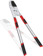 GARTOL Heavy-Duty Extendable Loppers, 28"-41" Telescopic Tree Trimmer, Double Ratcheting Branch Cutter, Anvil Lopper for Thick Branches, Cuts 2" Dry Wood