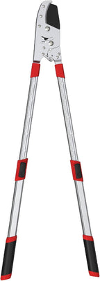 GARTOL Heavy-Duty Extendable Loppers, 28"-41" Telescopic Tree Trimmer, Double Ratcheting Branch Cutter, Anvil Lopper for Thick Branches, Cuts 2" Dry Wood