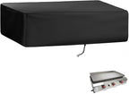 Grill Cover for GasOne 26 in Flat Top Gas Grill with 3 Burners, Heavy-Duty 600D Tabletop BBQ Cover for Gas One Portable Tabletop Griddle