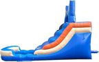 Inflatable Water Slide for Kids & Toddlers with Inflatable Pool, Backyard, Park or Commercial Use, Outdoor Water Play, Includes Blower Stakes, Splash Pool & Storage Bag, Large 21' x 9' x 12'