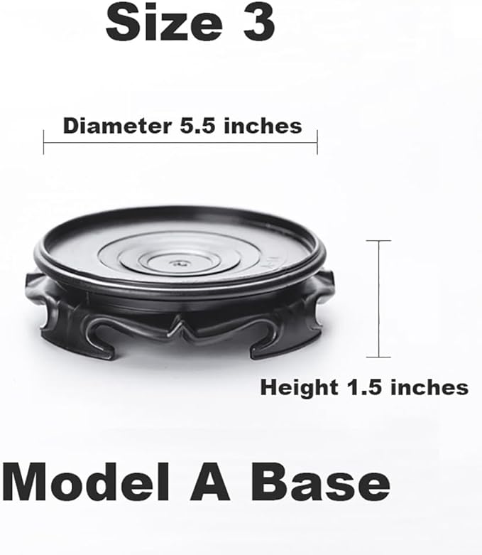 GOLDY&WENDY Oriental Style Round Vase Display Stand Handmade Imitation Wood Vase Lamp Teapot Base Home Decoration Pedestal