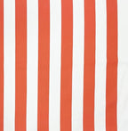 RSH DECOR: Deep Seating Cushion with Pillow Back | 24” x 27” Seat | All-Weather Spun Fabric | Water and Fade-Resistant | Outdoor Chair Cushion Set for Patio Furniture | Coral & White Stripe