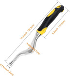 Hand Weed Puller Tools Garden Crack Weed Remover Tool Aluminium Manual Weed Pulling Tools with Ergonomic Rubberized Grip for Garden Lawn Farmland Yard Transplant（2Pcs）