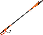 8-Inch Corded Electric Pole Saw 8-Amp Telescoping Power Pole Saw Auto Oiling Multi-Angle Pole Chainsaw for Tree Trimming Courtyard Household