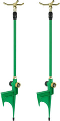 [2 Pack] RESTMO 3-Arm Sprinkler with Adjustable Telescoping Base, 360 Degree Rotation High-Rise Lawn Sprinkler for Large Area Coverage, Gardening Watering System Sprinklers, Lawn Irrigation System