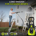 Electric Pressure Washer, 4000PSI 2.8GPM Power Washer, 3-in-1 Self-Priming High Pressure Washer, for Cars, Patio, Deck