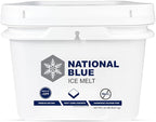 National Blue Snow Salt Ice Melt 20lb Bucket - Fast Acting Ice Melter - Pet, Plant and Concrete Friendly, Environmentally Safe - Free of Magnesium Chloride - Melts to -15°F
