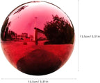Stainless Steel Garden Gazing Ball 5.3 Inch Mirror Reflective Sphere Polished Decorative Globe for Outdoor Patio Lawn and Yard