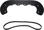 99-9313 Snow Blower Rubber Paddles (10MM Thick) & 133-5585 108-4884 Scraper & 121-6622 V-Belt for Toro PowerClear 721 821 Qze R E R-C Snowblower Paddle with Mounting Hardware Kit