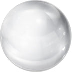uxcell 40mm/1.6" Crystal Sphere Ball Glass Solid Decorative Sphere Crystal Ball Prop Ornament for Feng Shui Divination Fortune Telling Tabletop Fountain Decoration, Clear