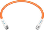 Fevone Garden Leader Hose 3 ft., Lightweight Hybrid Water Hose, Flexible and Durable, Leak-Free Connections