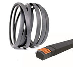 Lawn Mower Tractor Deck Belt 1/2" x 158" for Craftsman/Murray/Snapper/Simplicity 7103789, 7103789YP