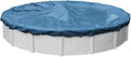 Robelle 15 ft Heavy Duty Blue Winter Pool Cover for Above Ground Pools, 4 ft Overlap (19 ft Cover Size), Solid 8 x 8 Scrim, 2.36 oz/yd2, 10-Year Warranty, Style: 3515-4