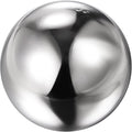 uxcell Gazing Ball 6 Inch 150mm Reflective Sphere Polished Hollow Ball, Stainless Steel Gazing Globe Mirror Ball for Home Outdoor Decoration, Silver Tone