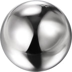 uxcell Gazing Ball 6 Inch 150mm Reflective Sphere Polished Hollow Ball, Stainless Steel Gazing Globe Mirror Ball for Home Outdoor Decoration, Silver Tone