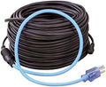 Clear Power Roof & Gutter Deicing Kit - 200ft | 1000W With 2ft Power Cord 18/3 SJTW & Power Indicator Light (CPRH007)