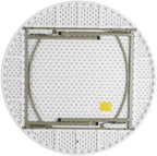 5 Pack!Round Folding Table, 60 inch Diameter, 29 inch Height, po-3019