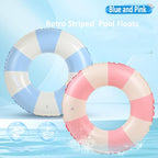 2 PCS Inflatable Pool Floats for Swimming Pool Party Lake Beach Adults - Floaties Pool Tubes Swim Rings Tubes Floaties for Beach Pool Party Decorations