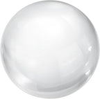 uxcell 50mm/2" Crystal Sphere Ball Glass Solid Decorative Sphere Crystal Ball Prop Ornament for Feng Shui Divination Fortune Telling Tabletop Fountain Decoration, Clear