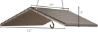 JCs Wildlife Poly Weather Cover - Rain Guard - Hang Bird Feeder or House Underneath for Protection from Rain or Snow - Easy to Clean and Use (Medium, Gray)