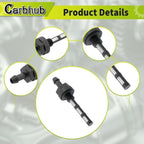 Carbhub 951-10651 Gas Fuel Tank Nipple Outlet Line Screen Compatible with Troy Bilt Snow Blower Thrower Garden Tiller Guel Tank 208cc 357cc Compatible with Craftsman MTD Cub Cadet Replaces 95110651