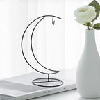 SGrace Ornament Display Stand Holder Home Wedding Decoration Rack for Hanging Glass Globe Pot Stand Iron Pothook Stand Terrarium Witch Ball (1, 9.8"x4.7")