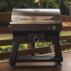 recteq Pellet Grill - SmokeStone 600, Outdoor Griddle Grill with Even Temperature, WiFi Enabled Wood Pellet Griddle Grills, SmokeStone 600 + Sizzling Essentials Bundle
