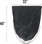 33 Gallon Trash Bags, 125 Count, Black Garbage bags, Multi-purpose Trash Can Bin Liners for Home Commercial, Outdoor, Construction, Industrial, Janitorial, Municipal, Lawn, Leaf