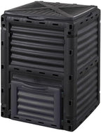 Plastic Outdoor Compost Bin, Fertilizer Fermentation Box, Garbage Compost Bin Suitable for Kitchen, Yard and Courtyard(Black)