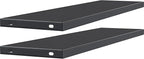 YITAHOME Metal Storage Shed Shelves for 59 cuft Vertical Outdoor Storage Shed，2PCS Space-Saving Waterproof Shelf with 8 Screws for Outdoor Storage Sheds, 51 inx13.8 in, Easy Assembly, 22 lbs, Black
