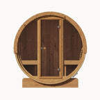 Sauna Barrel, Ergo-Series Backyard Sauna Barrel (Sauna Heater & Sauna Stones Included) (Model E8G)