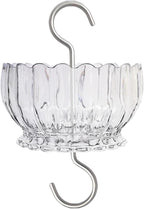 Ant Moat for Hummingbird Feeder - 9 OZ Extra Large Capacity Insect Guard - Daisy (Clear)