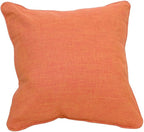 East Green 14 x 14 Waterproof Outdoor Pillow with Insert, Coral - Premium Olefin Outdoor Accent Pillow for Patio Furniture