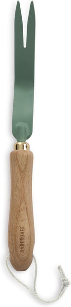 Barebones Dandelion Weeding Fork - Gardening Hand Tools - Japanese Hand Weeder, Weed Puller, and Weed Remover Tool (Ash/Mint)