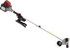 Gas Weed Eater, 35.88CC 4-Stroke Gas Power String Trimmer Lawn Trimmer Grass Cutter Weed Edger with 2 Blade Heads, Portable Weed Wacker Grass Cutter with Large Fuel Tank for Lawn Mowing
