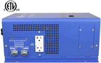 AIMS Power 2000 Watt 12 VDC Pure Sine Inverter Charger 120 VAC Output 70A Charger 30A Transfer Switch ETL Cert to UL458 Standards PICOGLF20W12V120V