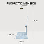 Outdoor Garden Pool Shower with Chassis Board for Outdoor Backyard Poolside Beach Pool Spa