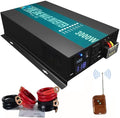 WZRELB 3000watt Pure Sine Wave Inverter 12V DC to 120V AC 60HZ with LED Display Wireless Remote Controller Car Inverter Generator (RBP300012VCRT)