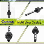 Carbhub 951-10651 Gas Fuel Tank Nipple Outlet Line Screen Compatible with Troy Bilt Snow Blower Thrower Garden Tiller Guel Tank 208cc 357cc Compatible with Craftsman MTD Cub Cadet Replaces 95110651
