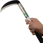 Zelin Grass Sickle,Clearing Sickle,Manganese Steel Blade/Stainless Steel Handle Hand held Sickle Tool,Professional Clearing Vines and Weeds Tools
