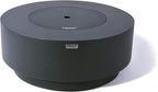 AMS Fireplace | Elementi Plus | Nimes | Round Dark Gray Concrete Propane Gas Fire Table Pit (Liquid Propane)