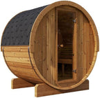 Sauna Barrel, Ergo-Series Backyard Sauna Barrel (Sauna Heater & Sauna Stones Included) (Model E6)