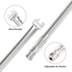 Grill Replacement Parts 7635 for Weber Spirit, Flavorizer Bars 15.3 Inch Flavorizer Bars and 69785 Burner for Weber Spirit I & II 200 with Front Control, Spirit E210, E220, S210, S220