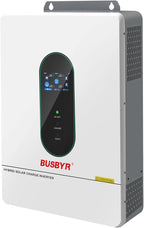 12000W Hybrid Solar Inverter 48V DC to 110V/120V AC Pure Sine Wave, 240V Split Phase, 200A MPPT Controller, Supports Grid-Tie/Off-Grid, Battery & Solar Charging for Home, RV, Backup Power