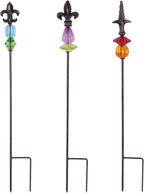 Garden Stake Outdoor Metal Garden Stake Plant Pick Cute Metal Stick Art Ornament Decor for Lawn Yard Patio,3PCS, 25" H Magic Wand