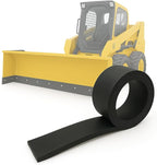 SIMOND STORE - Rubber Snow Plow Cutting Edge – Heavy Duty 72" x 4" x 0.75" Snow Plow Deflector Smooth & Surface-Safe Snow Clearing - Fit for ATV Tractors, Skid Steers & UTVs Snow Pusher Cutting Edge
