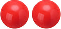 uxcell 2 Pcs Gazing Globe Decor Ball 3.5 Inch 90mm Reflective Garden Sphere Polished Hollow Ball, Seamless Stainless Steel Gazing Ball, Smooth Mirror Globe for Garden Home Decor, Red