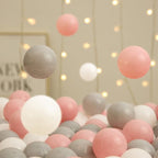 TRENDPLAY Plastic Balls for Ball Pits 2.2 Inch, Pack of 50 100 200 500 Hollow Balls, Perfect for Toddler Baby Pools,Party,Festival Decoration