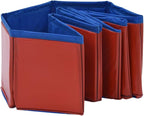 Foldable Dog Swimming Pool, Foldable Pet Swimming Pool, Portable Dog Pool, Bath Pool Collapsible Dog Pet Pool Bathing Tub, 31.5"x7.9" PVC Red